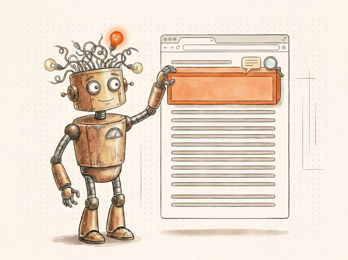 Sopra una lista di risultati uguali, il robot porta in cima il riquadro-risposta scelto dal motore: conquistare il featured snippet, il box in evidenza.